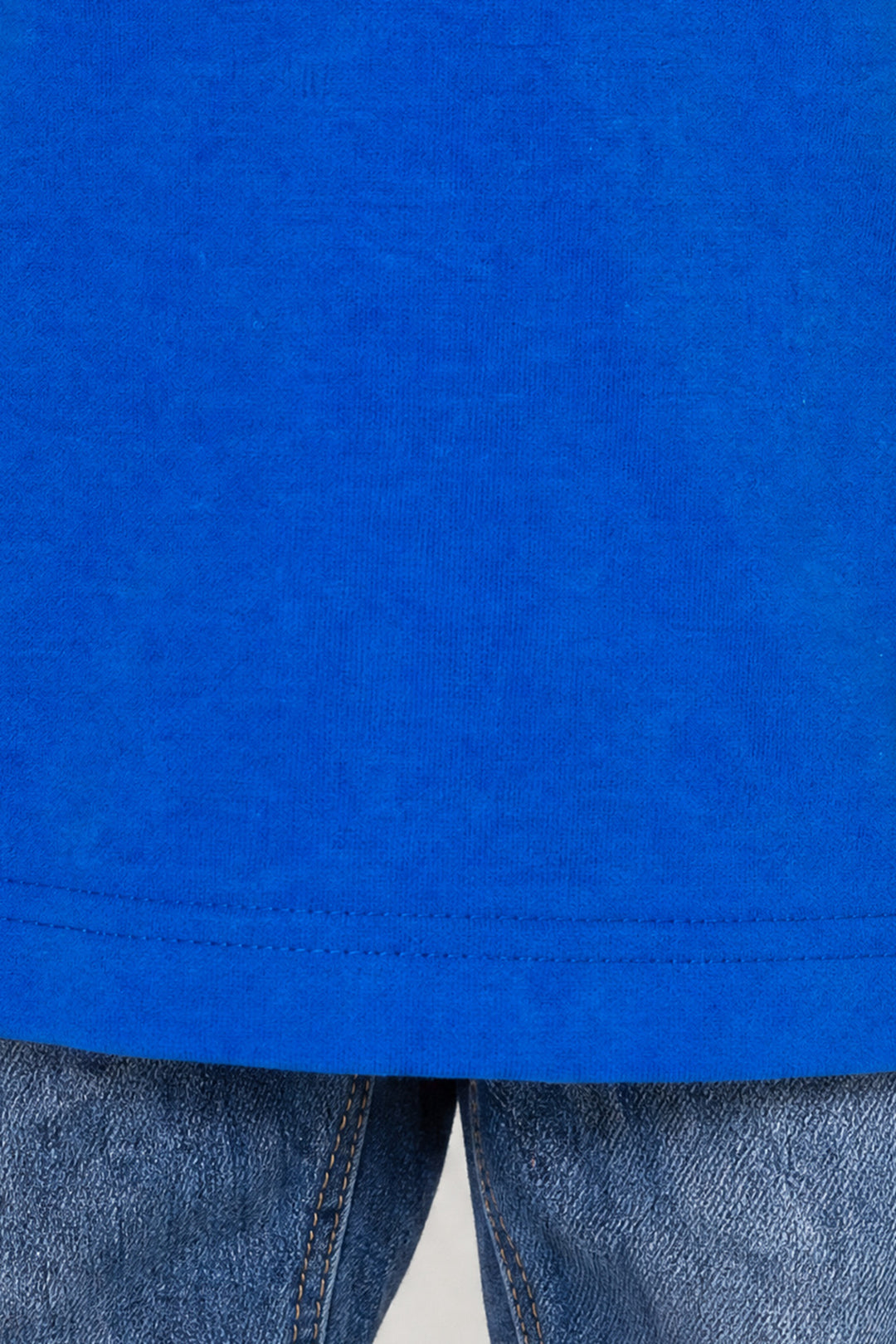 Franela Clásica Cuello O 1300 · Niño · Color: ZR · Detalle de ruedo y costura 