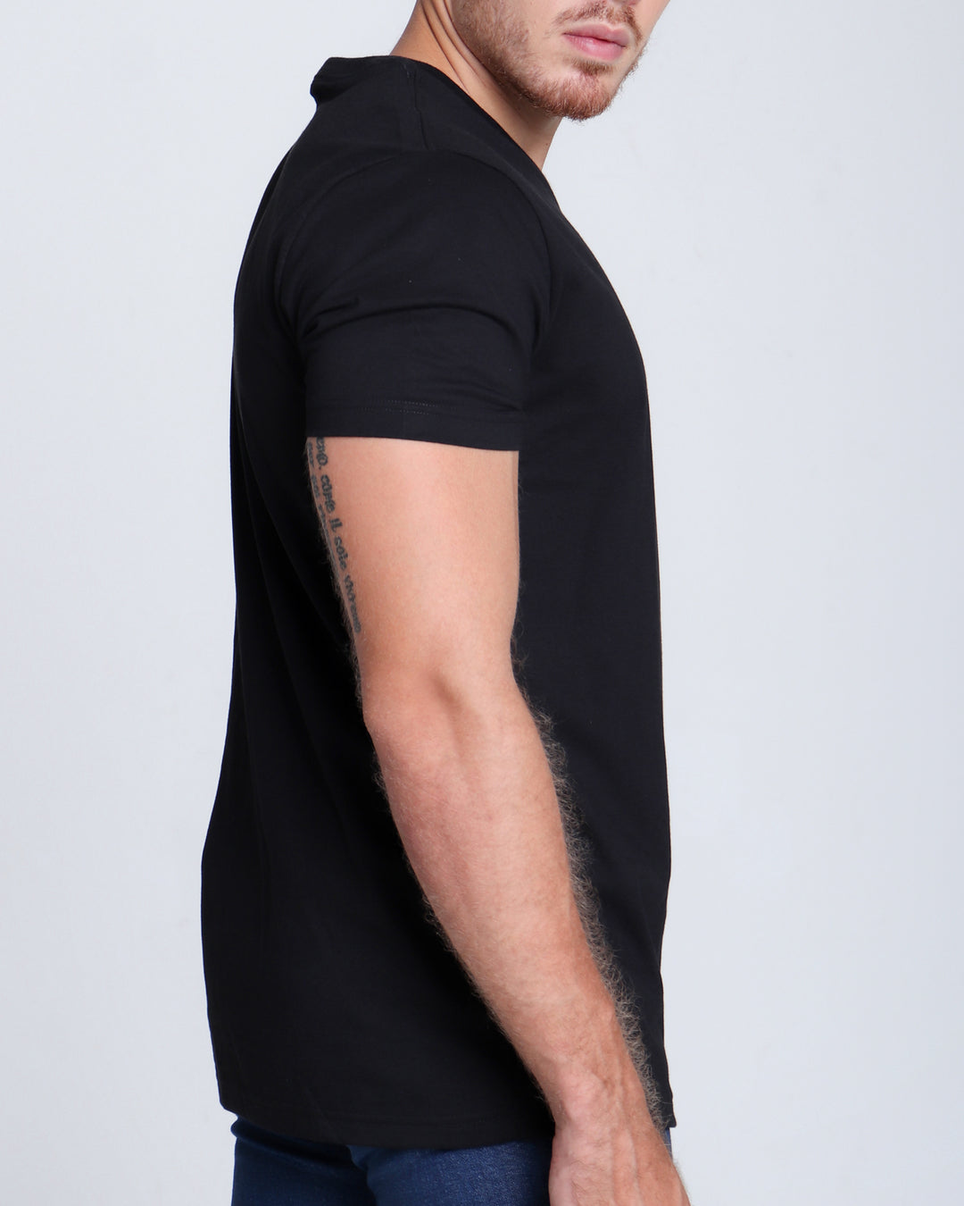 Franela Algodón Peinado Cuello V