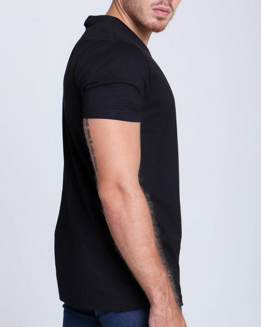 Franela Algodón Peinado Cuello V