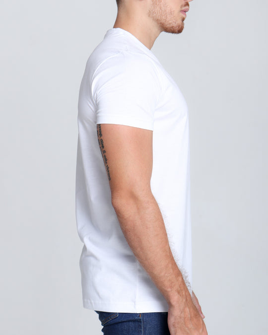 Franela Algodón Peinado Cuello V