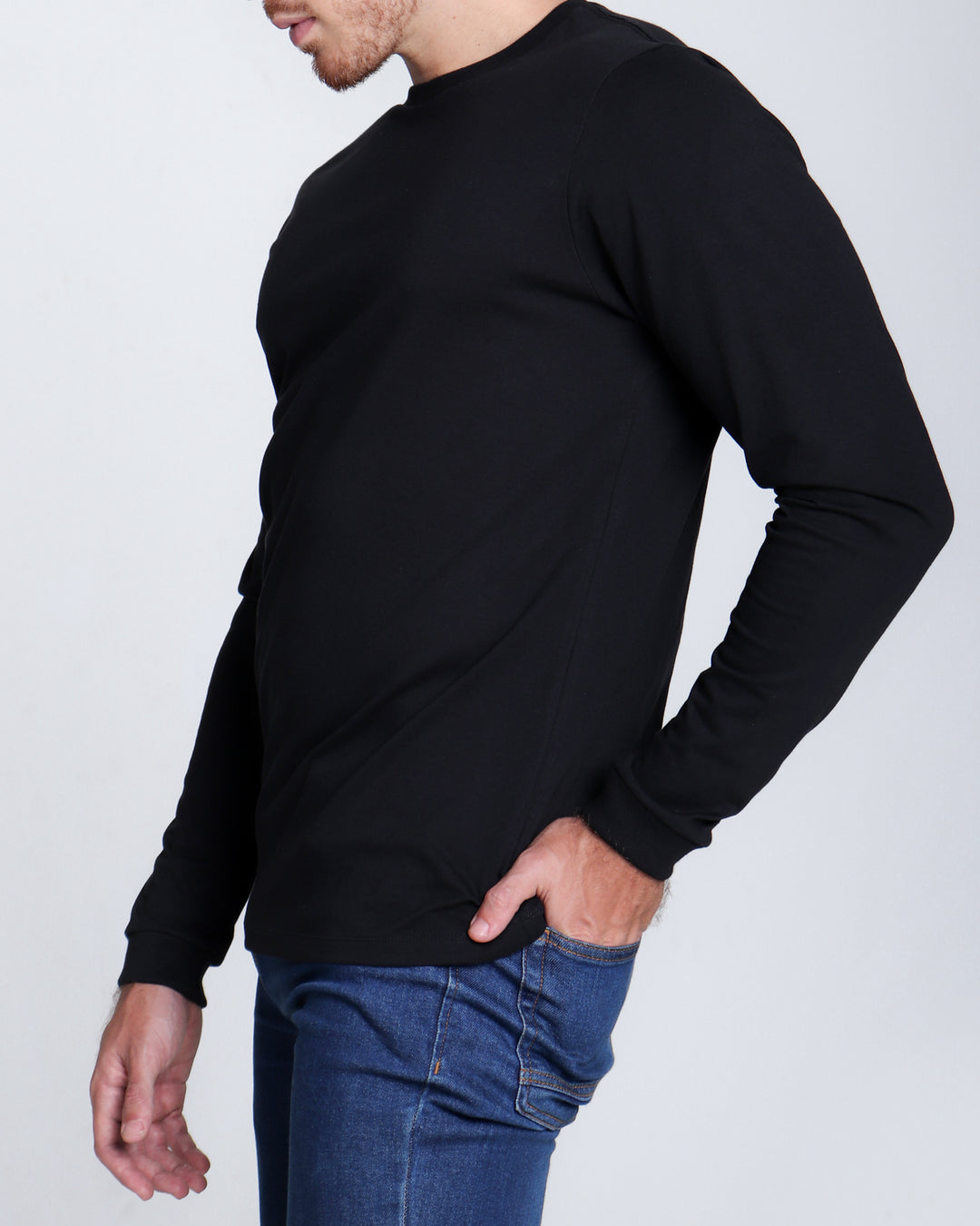 Franela Manga Larga Con Puño