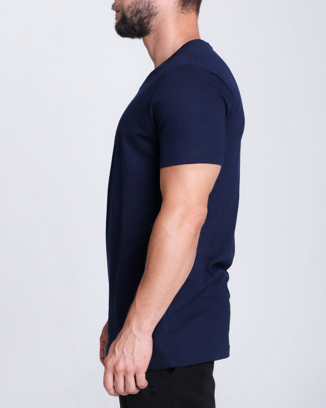 Franela Algodón Peinado Cuello V