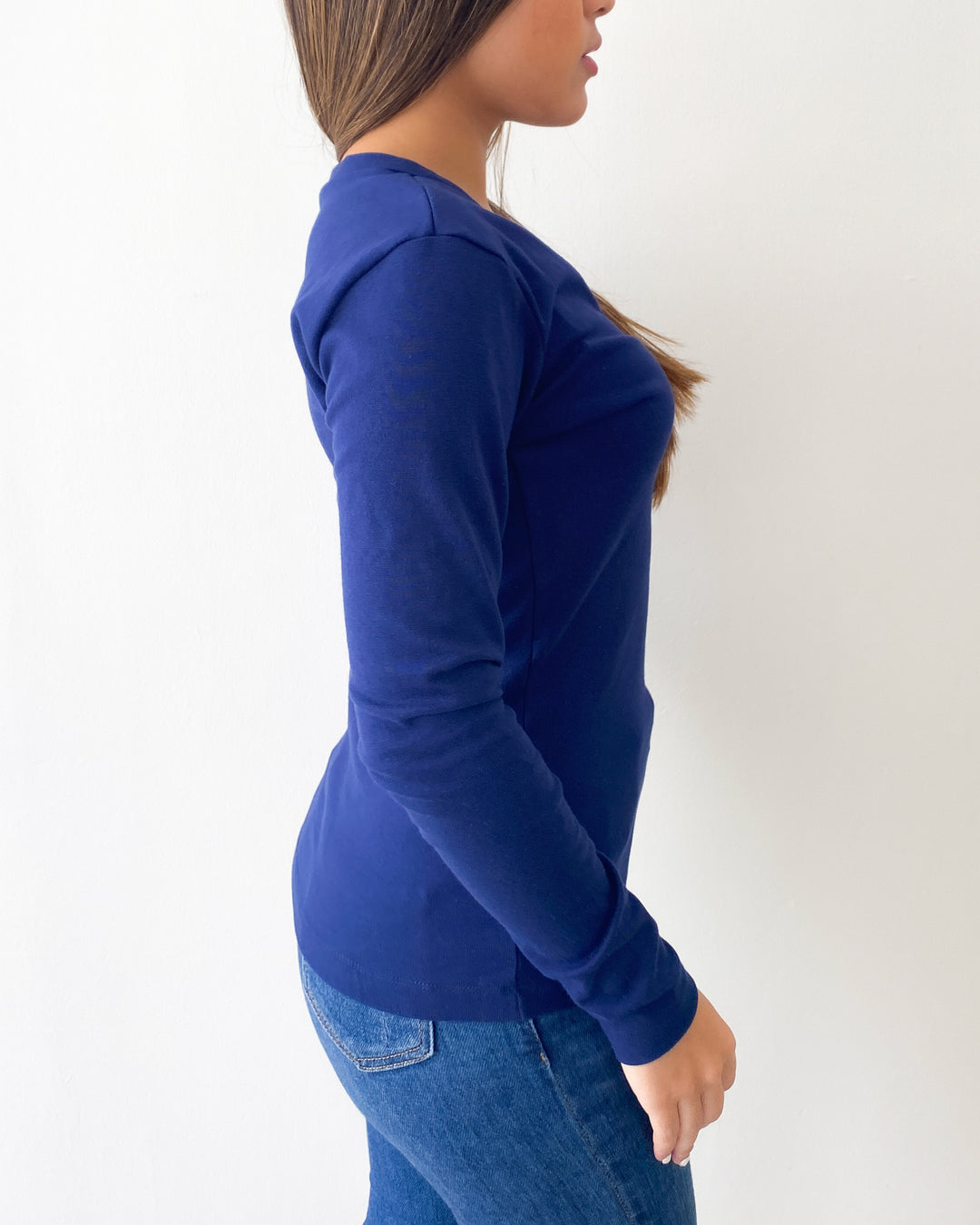 Franela Chester Manga Larga